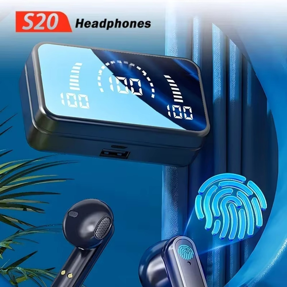 QCY TWS S20 Earphone Bluetooth - Wireless Earbuds Tws ulasan dan harga