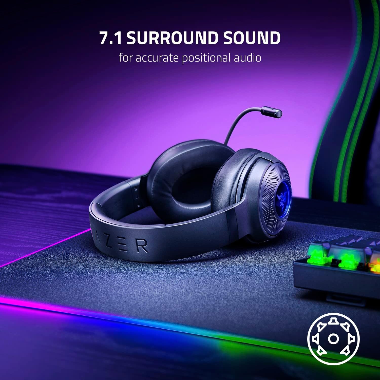 Razer Kraken V3 X Wired USB Ga - Gaming Headset Rgb ulasan dan harga