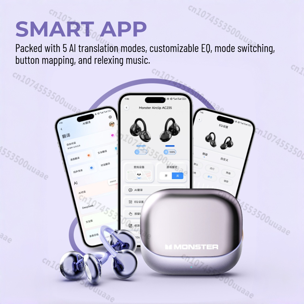 Monster AirClip AC235 Ear Clip - Wireless Earbuds Tws ulasan dan harga