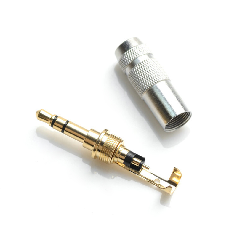 1pcs Gold Plated 3.5mm Jack Au - Audiophile Headphone Wired ulasan dan harga