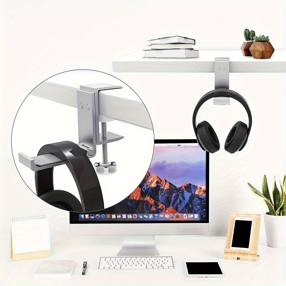 All‑Aluminum Foldable Under‑de - Headphone Stand Desk ulasan dan harga