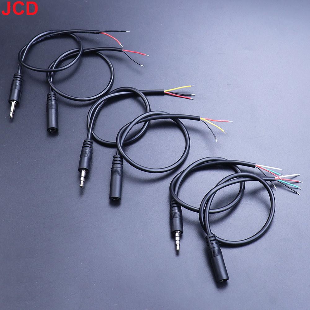 JCD 30/50/100cm 3.5MM 2/3/4 Co - Cable Extension 3.5 ulasan dan harga