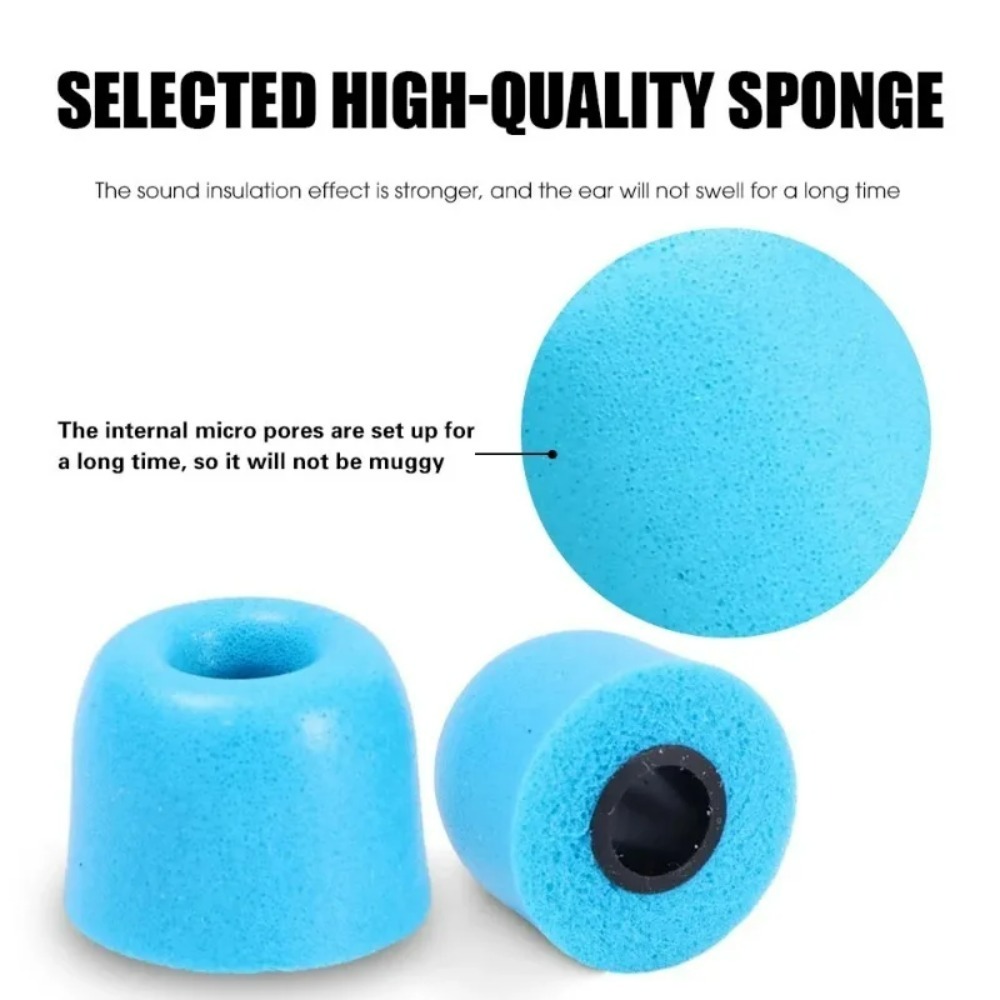 6-1Pair S/M/L Soft Memory Foam - Earphone Foam Tip ulasan dan harga