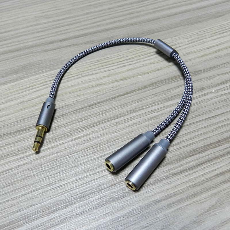 3.5mm Audio Splitter Y Jack 1  - Earphone Splitter Jack ulasan dan harga