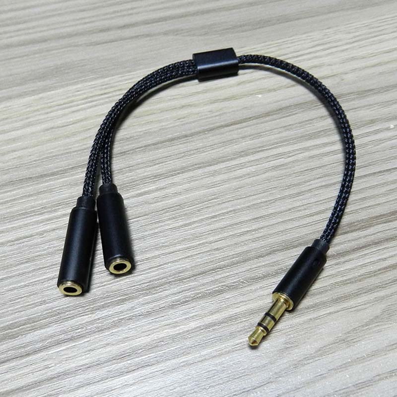 3.5mm Audio Splitter Y Jack 1  - Earphone Splitter Jack ulasan dan harga