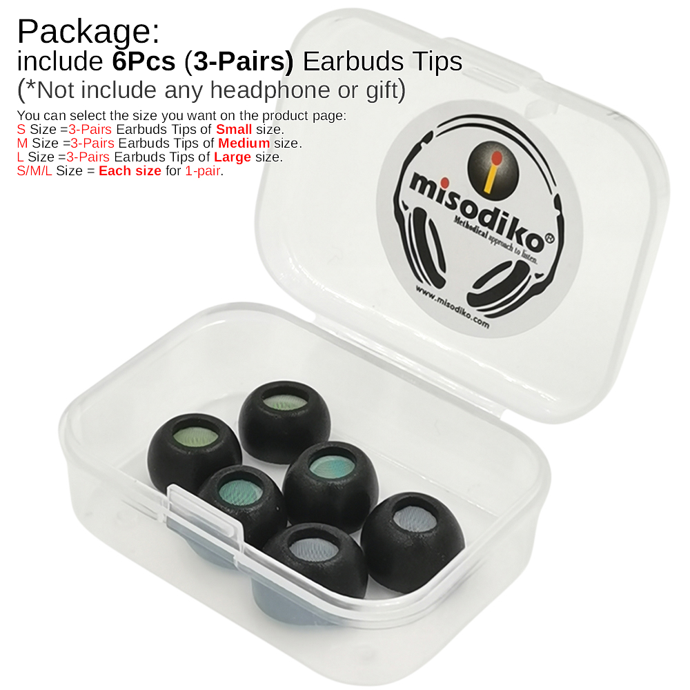misodiko Upgraded Oval Memory  - Earphone Foam Tip ulasan dan harga